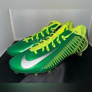 Nike Vapor Carbon Elite TD Football Cleats Green/Yellow 631425-300 Size 11.5